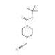 1-BOC-4-cyanomethylpiperidine (CAS 256411-39-9) - chemical structure image