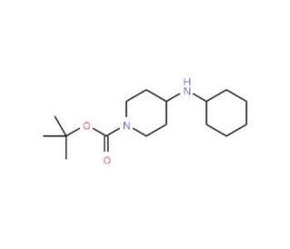 1-Boc-4-cyclohexylaminopiperidine (CAS 206274-13-7) - chemical structure image