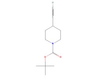 1-Boc-4-ethynylpiperidine (CAS 287192-97-6) - chemical structure image