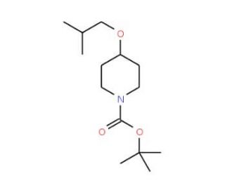 1-Boc-4-isobutoxypiperidine - chemical structure image