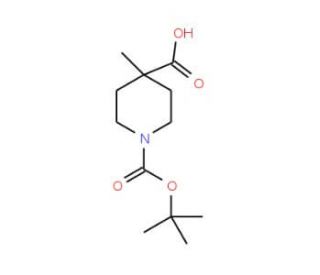 1-Boc-4-methyl-isonipecotic acid (CAS 189321-63-9) - chemical structure image