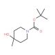 1-Boc-4-methyl-piperidin-4-ol (CAS 406235-30-1) - chemical structure image