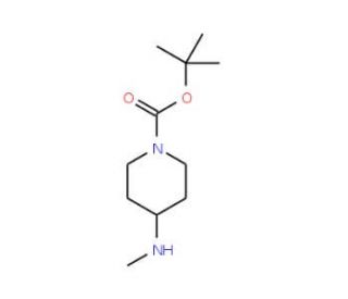1-Boc-4-Methylaminopiperidine (CAS 147539-41-1) - chemical structure image