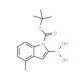 1-BOC-4-methylindole-2-boronic acid (CAS 352359-21-8) - chemical structure image