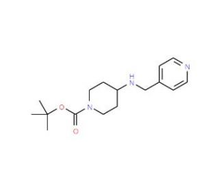 1-Boc-4-N-(Pyridin-4-ylmethyl)-amino-piperidine (CAS 206274-24-0) - chemical structure image