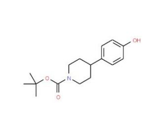 1-Boc-4-p-hydroxyphenylpiperidine (CAS 149377-19-5) - chemical structure image