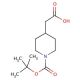 1-Boc-4-piperidylacetic acid (CAS 157688-46-5) - chemical structure image