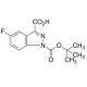 1-Boc-5-fluoro-3-indazole-carboxylic Acid (CAS 886368-29-2) - chemical structure image