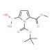 1-BOC-5-(methoxycarbonyl)pyrrole-2-boronic acid (CAS 1150114-43-4) - chemical structure image