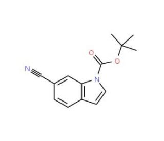 1-BOC-6-cyanoindole (CAS 889676-34-0) - chemical structure image