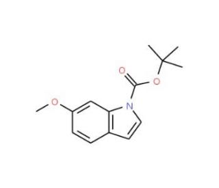 1-BOC-6-Methoxyindole (CAS 138344-18-0) - chemical structure image