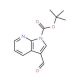 1-Boc-7-azaindole-3-carboxaldehyde (CAS 144657-66-9) - chemical structure image