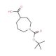 1-Boc-azepane-4-carboxylic acid (CAS 868284-36-0) - chemical structure image