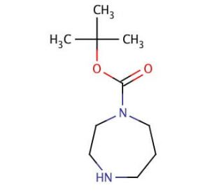 1-Boc-hexahydro-1,4-diazepine (CAS 112275-50-0) - chemical structure image