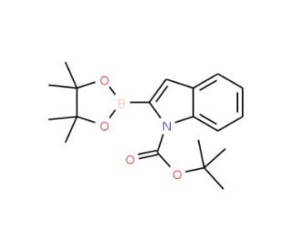 1-BOC-indole-2-boronic acid, pinacol ester (CAS 1072944-96-7) - chemical structure image