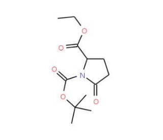 1-Boc-L-Pyroglutamic acid ethyl ester (CAS 144978-12-1) - chemical structure image