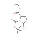 1-Boc-L-Pyroglutamic acid ethyl ester (CAS 144978-12-1) - chemical structure image