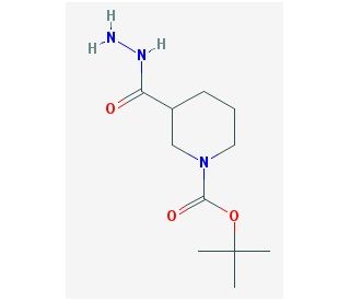 1-Boc-Nipecotic acid hydrazide (CAS 625470-88-4) - chemical structure image
