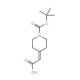 1-Boc-Piperidin-4-ylidene-acetic acid (CAS 193085-24-4) - chemical structure image