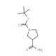 1-Boc-pyrrolidine-3-carboxamide (CAS 122684-34-8) - chemical structure image