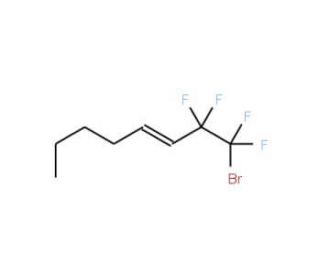 1-Bromo-1,1,2,2-tetrafluorooct-3-ene (CAS 74793-72-9) - chemical structure image