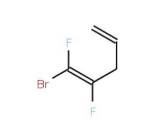 1-Bromo-1,2-difluoro-1,4-pentadiene (CAS 1730-24-1) - chemical structure image