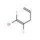 1-Bromo-1,2-difluoro-1,4-pentadiene (CAS 1730-24-1) - chemical structure image