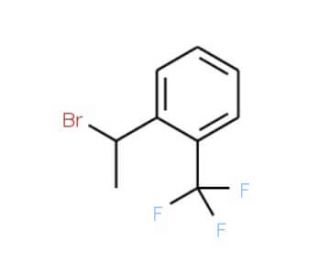 1-Bromo-1-[2-(trifluoromethyl)phenyl]ethane (CAS 194152-29-9) - chemical structure image