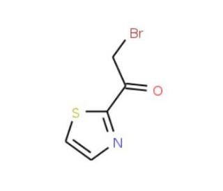 1-Bromo-(1,3-thiazole-2-yl)ethane-2-one (CAS 3292-77-1) - chemical structure image