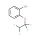 1-Bromo-2-(1,1,2,2-tetrafluoroethoxy)benzene (CAS 83015-28-5) - chemical structure image
