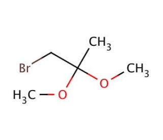 1-Bromo-2,2-dimethoxypropane (CAS 126-38-5) - chemical structure image
