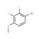 1-Bromo-2,3-difluoro-4-methoxybenzene (CAS 406482-22-2) - chemical structure image