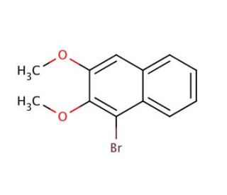 1-Bromo-2,3-dimethoxynaphthalene (CAS 222555-02-4) - chemical structure image