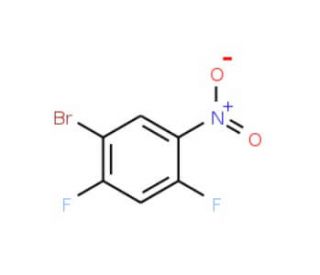 1-Bromo-2,4-difluoro-5-nitrobenzene (CAS 345-24-4) - chemical structure image