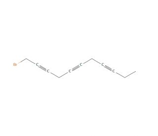 1-Bromo-2,5,8-undecatriyne (CAS 34498-25-4) - chemical structure image