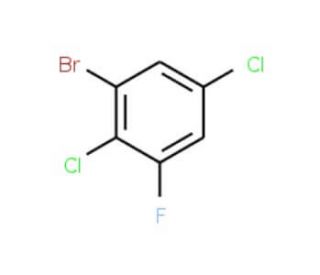 1-Bromo-2,5-dichloro-3-fluorobenzene (CAS 202865-57-4) - chemical structure image