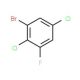 1-Bromo-2,5-dichloro-3-fluorobenzene (CAS 202865-57-4) - chemical structure image