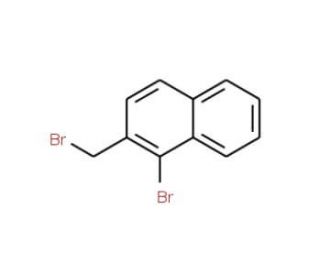 1-Bromo-2-(bromomethyl)naphthalene (CAS 37763-43-2) - chemical structure image
