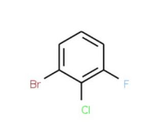 1-Bromo-2-chloro-3-fluorobenzene (CAS 883499-24-9) - chemical structure image