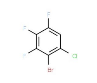 1-Bromo-2-chloro-4,5,6-trifluorobenzene - chemical structure image