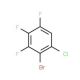 1-Bromo-2-chloro-4,5,6-trifluorobenzene - chemical structure image