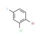 1-Bromo-2-chloro-4-fluorobenzene (CAS 110407-59-5) - chemical structure image