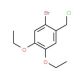 1-bromo-2-(chloromethyl)-4,5-diethoxybenzene - chemical structure image