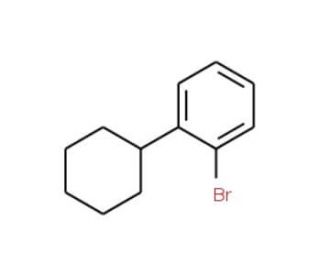 1-Bromo-2-cyclohexylbenzene (CAS 59734-92-8) - chemical structure image