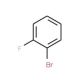 1-Bromo-2-fluorobenzene (CAS 1072-85-1) - chemical structure image