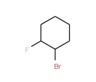 1-Bromo-2-fluorocyclohexane (CAS 656-57-5) - chemical structure image