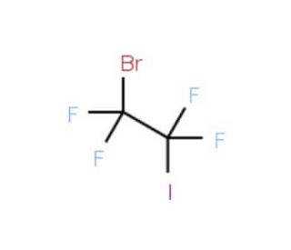 1-Bromo-2-iodotetrafluoroethane (CAS 421-70-5) - chemical structure image