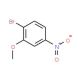 1-Bromo-2-methoxy-4-nitrobenzene (CAS 77337-82-7) - chemical structure image