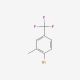 1-Bromo-2-methyl-4-(trifluoromethyl)benzene (CAS 929000-62-4) - chemical structure image