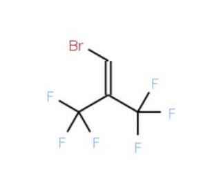 1-Bromo-2-(trifluoromethyl)-3,3,3-trifluoroprop-1-ene (CAS 328-15-0) - chemical structure image